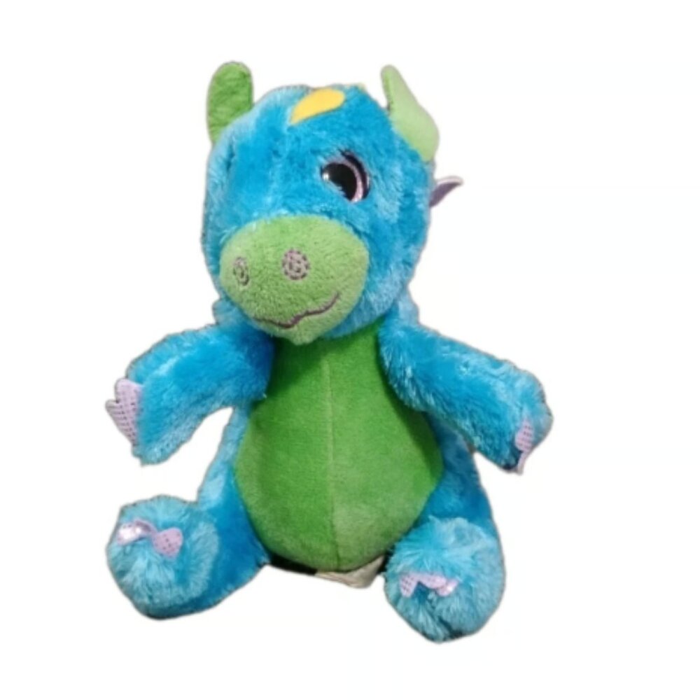 6" Winkeez Blue Green Purple Wongs Dragon Plush Stuffed Animal Toy 2019